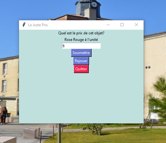 Image du menu d'accueil du jeu
